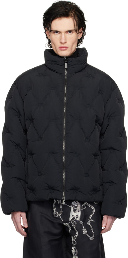Photo: Burberry Black EKD Nylon Preston Padded Down Jacket