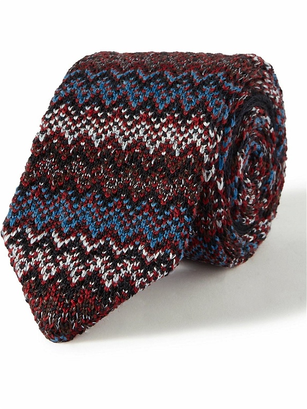 Photo: Missoni - 8.5cm Crochet-Knit Wool and Silk-Blend Tie