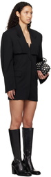 Alexander Wang Black Pre-Styled Blazer Minidress