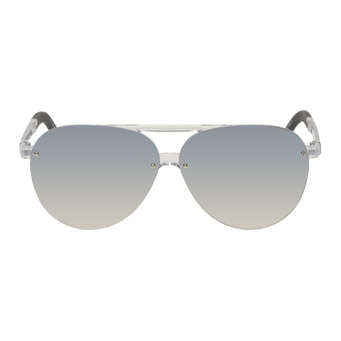 Photo: Moncler Silver ML 0063 Sunglasses