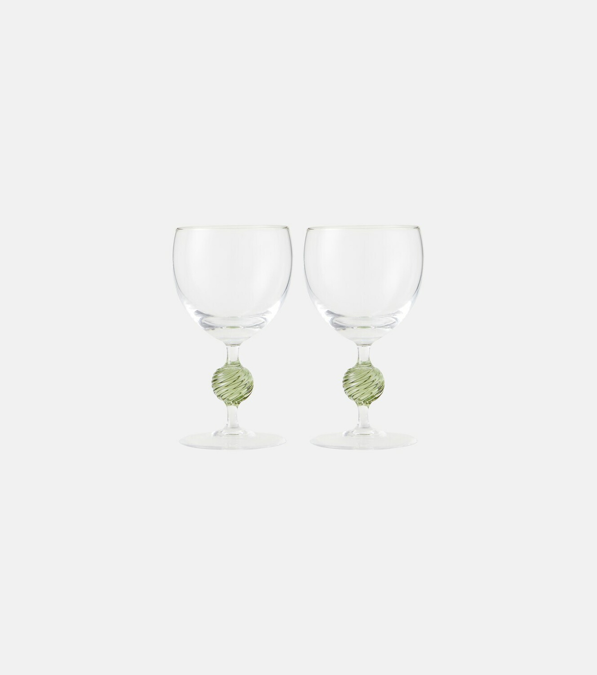 Cabana Demetra set of 2 white wine glasses