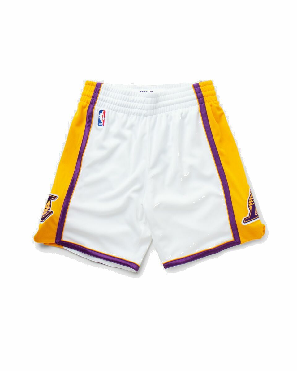 Photo: Mitchell & Ness Nba Authentic Shorts Los Angeles Lakers 2009 10 White - Mens - Sport & Team Shorts