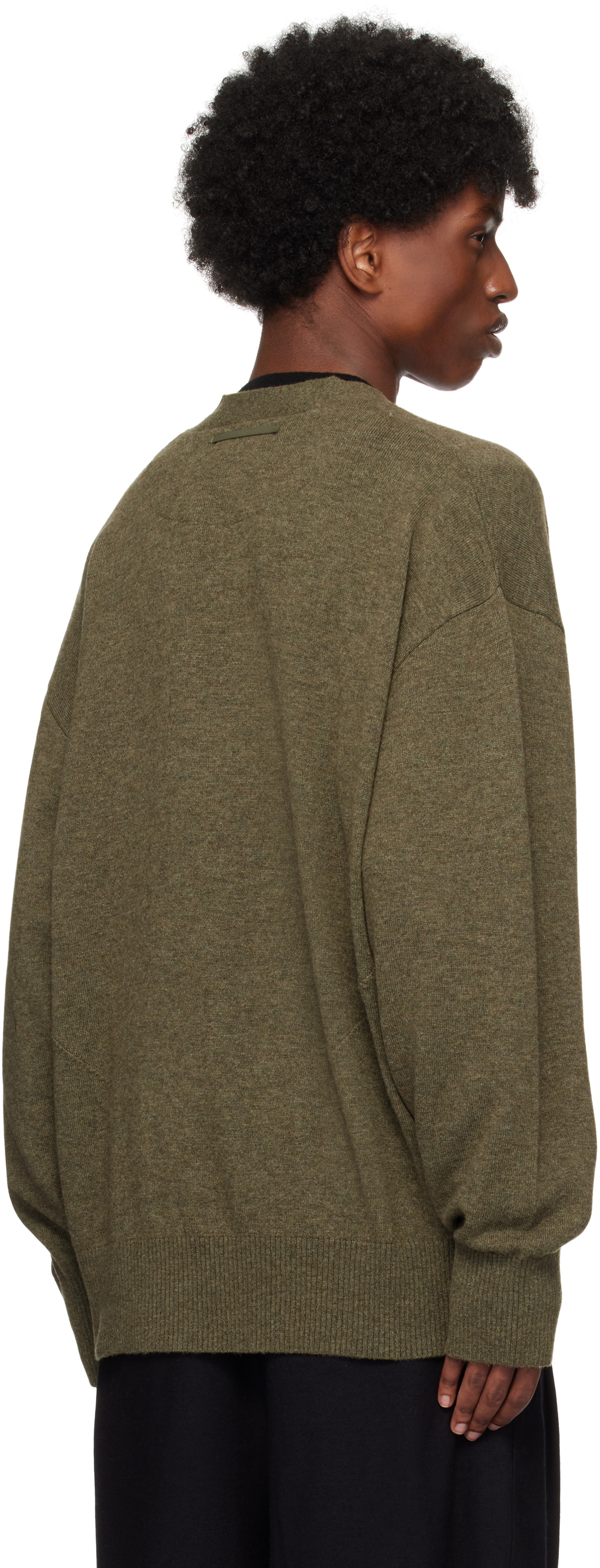 the Shepherd UNDERCOVER Khaki US2D4992-2 Cardigan