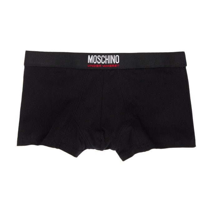 Photo: Moschino Black Logo Boxers