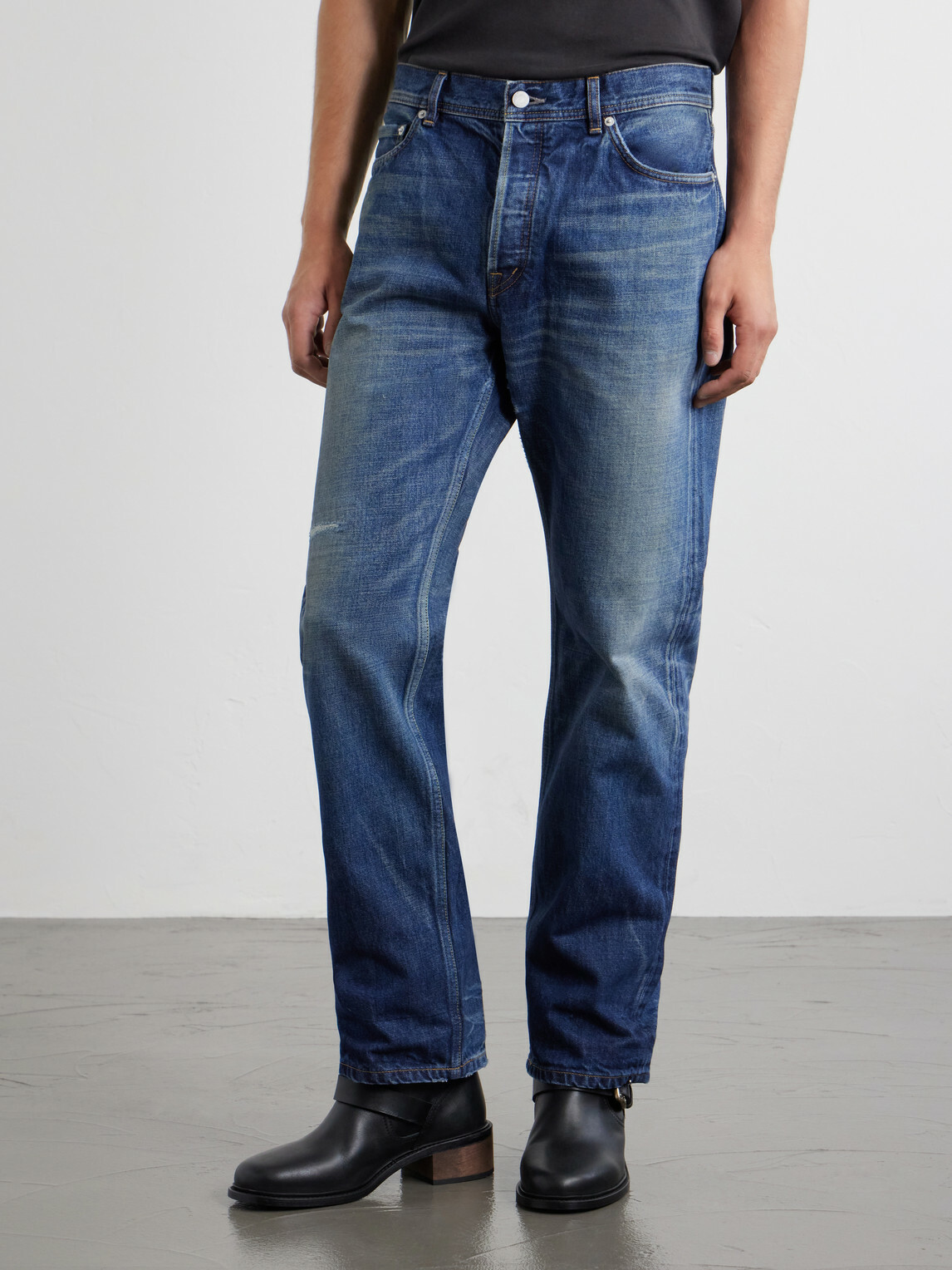 Enfants Riches Déprimés - Tommy Tonsil Straight-Leg Distressed Jeans - Blue