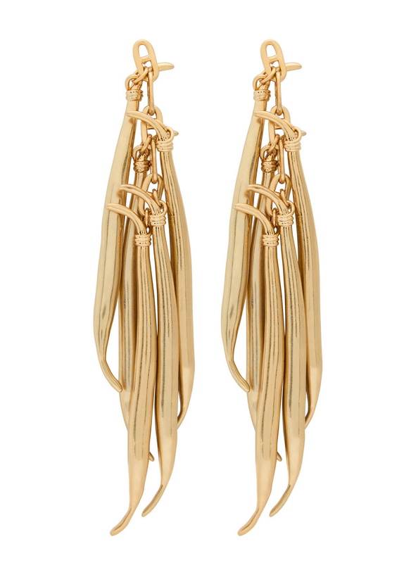 Photo: Jacquemus Les Bouclés Haricots Drop Earrings - Gold - One Size