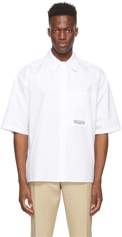 Photo: Wooyoungmi White Oversized Short Sleeve Shirt