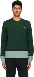 PS by Paul Smith Green Zebra Logo Sweater