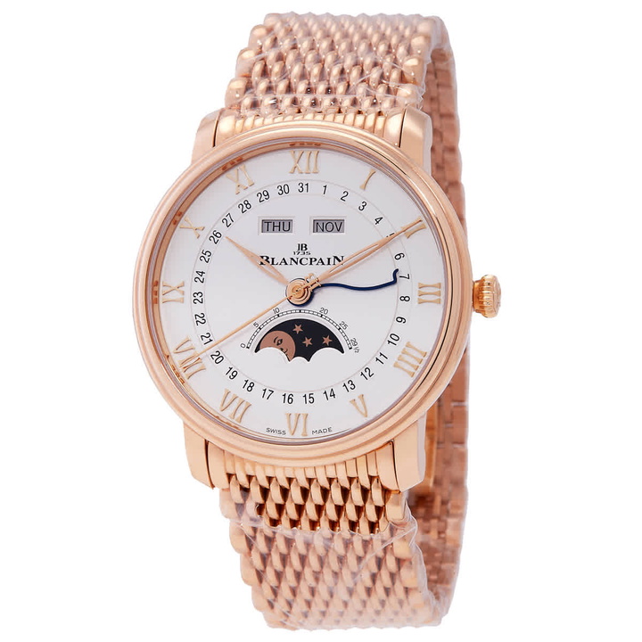 Photo: Blancpain Villeret Automatic Mens Watch 6654-3642-MMB