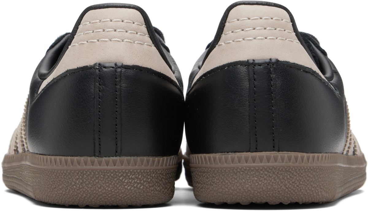 adidas Originals Black & Beige Samba OG Sneakers
