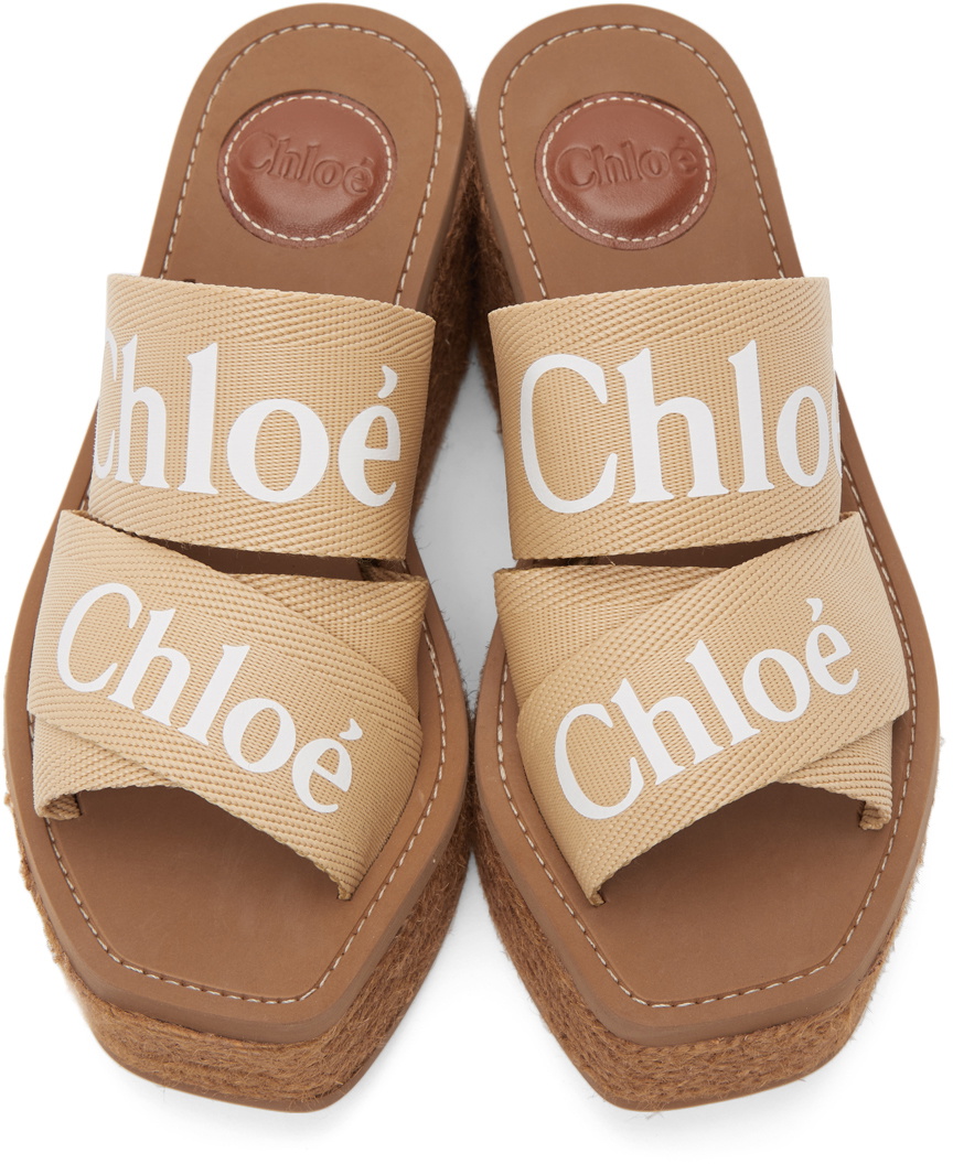 【関税&送料込】Chloe Sandals Beige Chloé Woody Mule | Chloé US