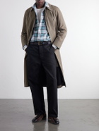 OrSlow - Straight-Leg Woven Herringbone Cotton Trousers - Black