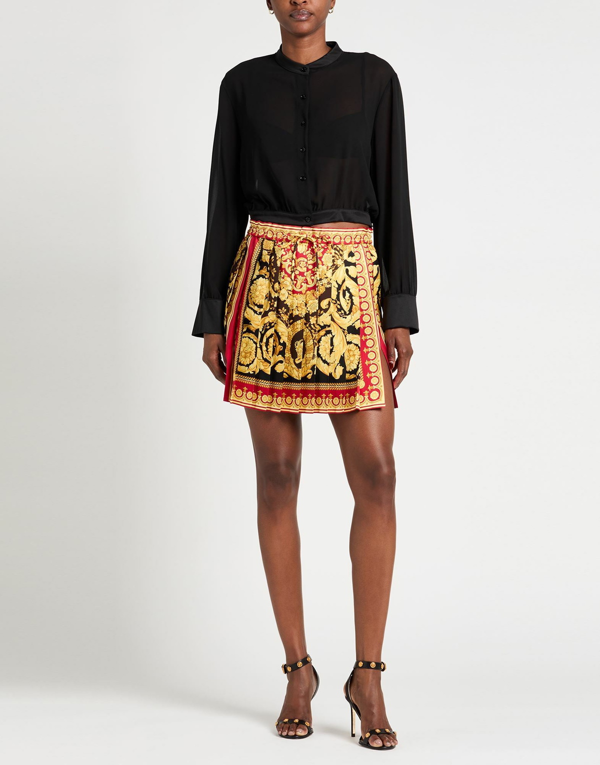 Versace Womens Mini skirt in Yellow