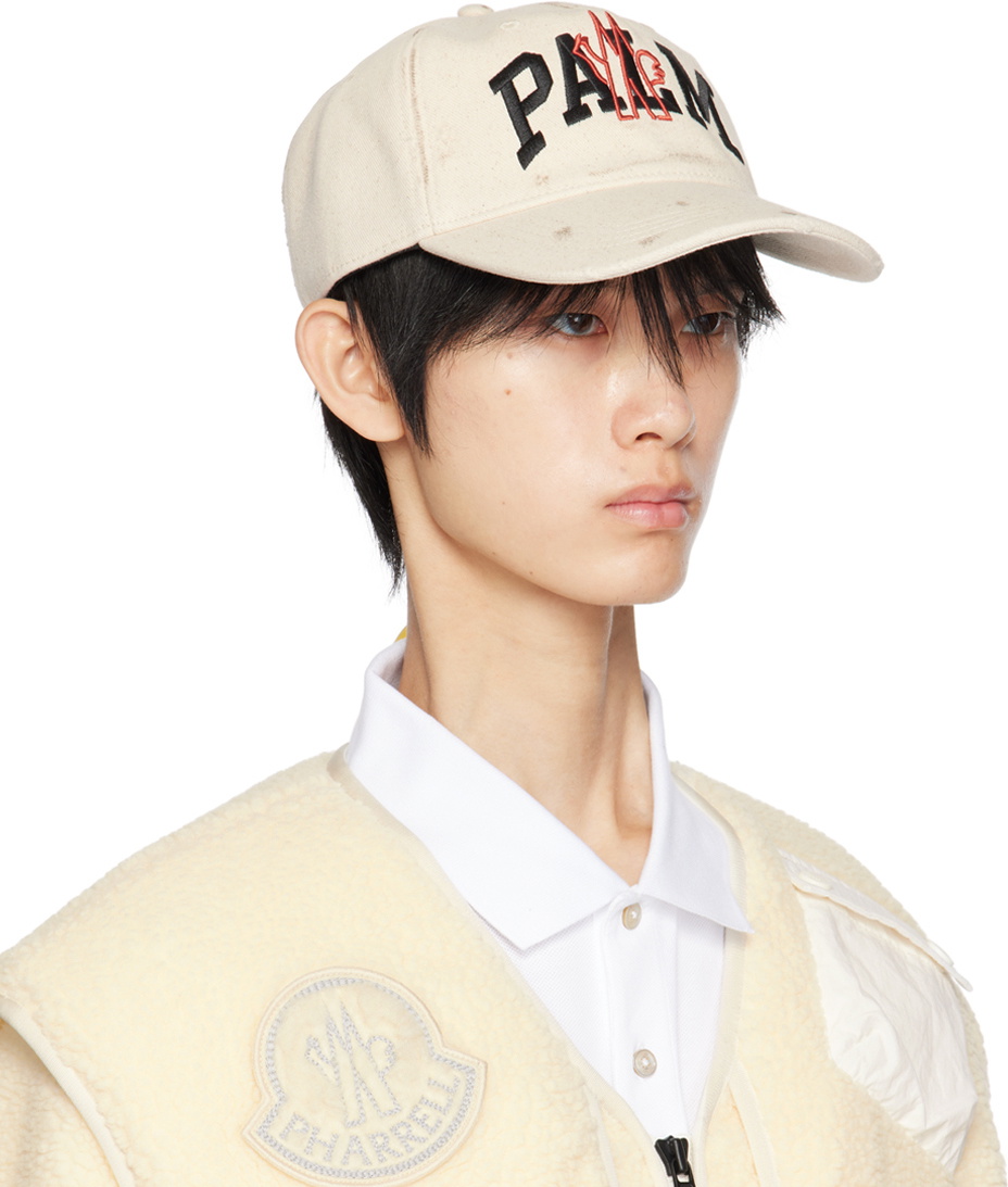 Moncler Genius Moncler x Palm Angels Off-White Baseball Cap
