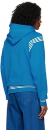 Wales Bonner Blue Solo Hoodie
