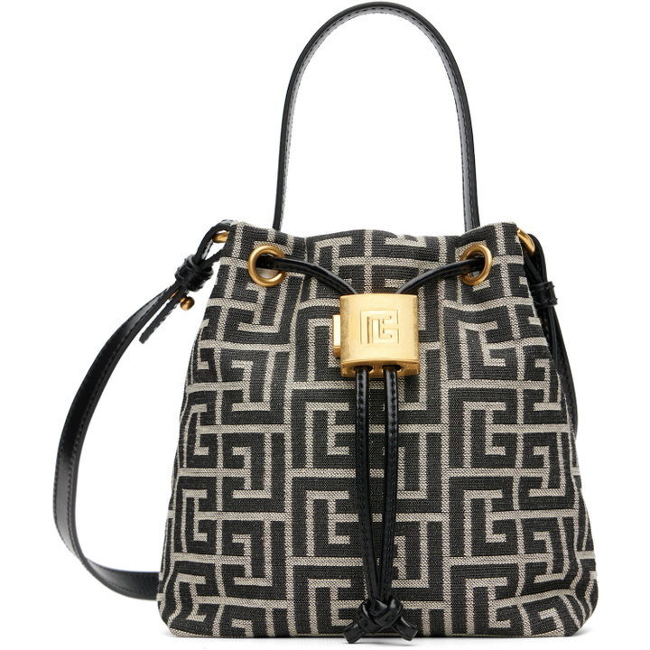 Photo: BALMAIN Black Pulse Bucket Bag