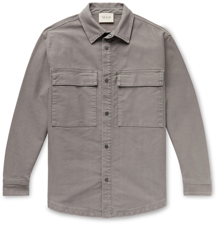 Photo: Fear of God - Cotton Overshirt - Gray