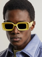 Loewe - Anagram Rectangular-Frame Acetate Sunglasses