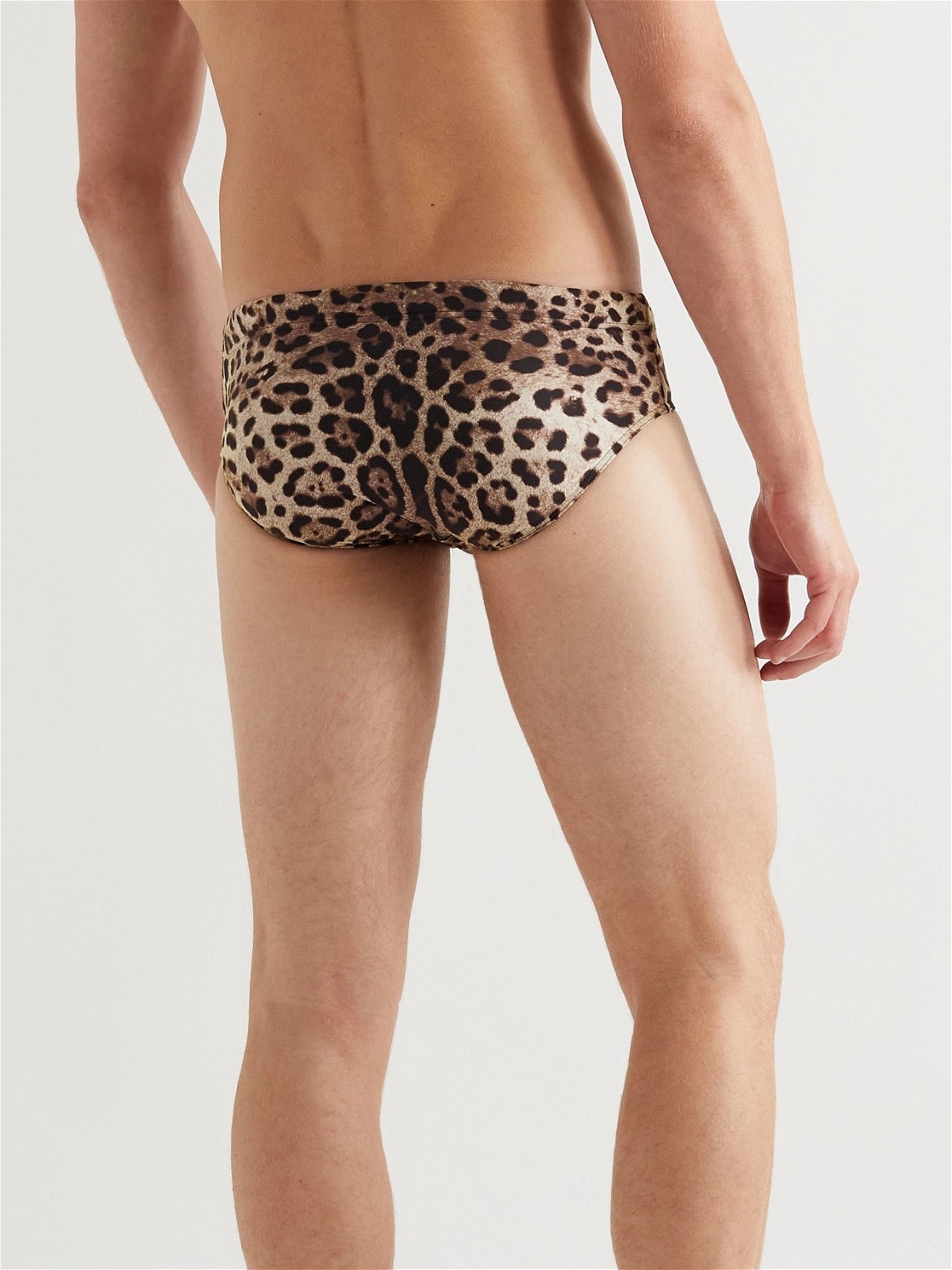 Dolce & Gabbana - Leopard-Print Swim Briefs - Animal print Dolce