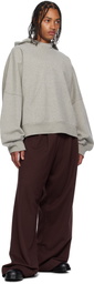 NAMESAKE Gray Ports Pop-Up Hoodie