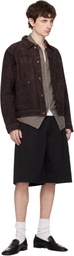 Nudie Jeans Brown Dante II Suede Jacket