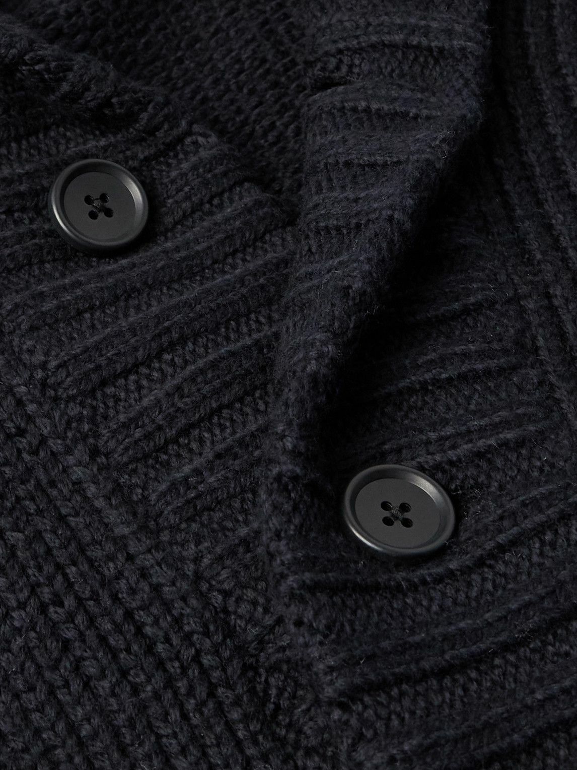James Perse - Shawl-Collar Cotton-Blend Cardigan - Black James Perse