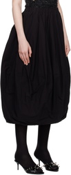 ABRA Black Cercle Midi Skirt