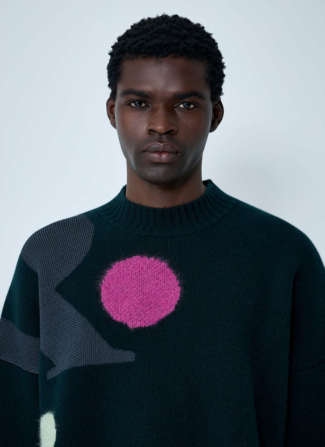 Lacoste Jacquard Knit Sweater