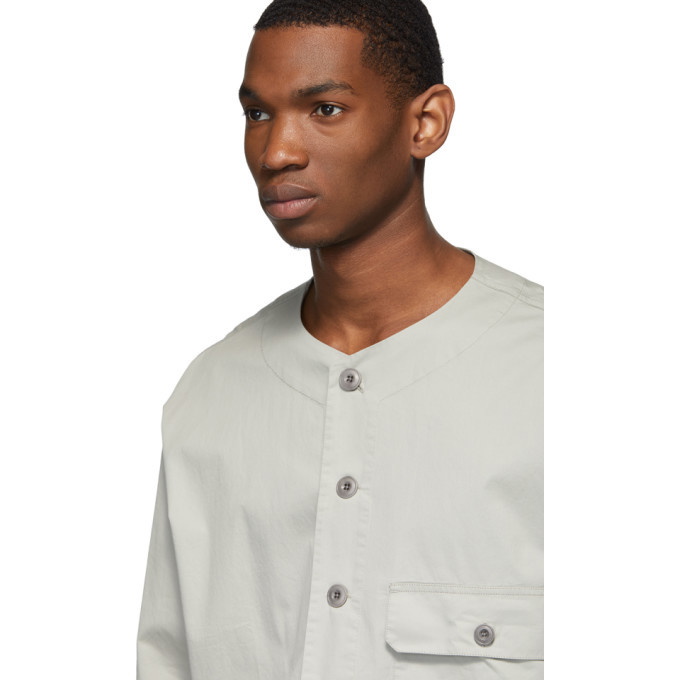 Lemaire Grey V-Neck Shirt Lemaire