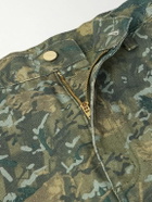 Carhartt WIP - Single Knee Straight-Leg Camouflage-Print Organic Cotton-Canvas Trousers - Green