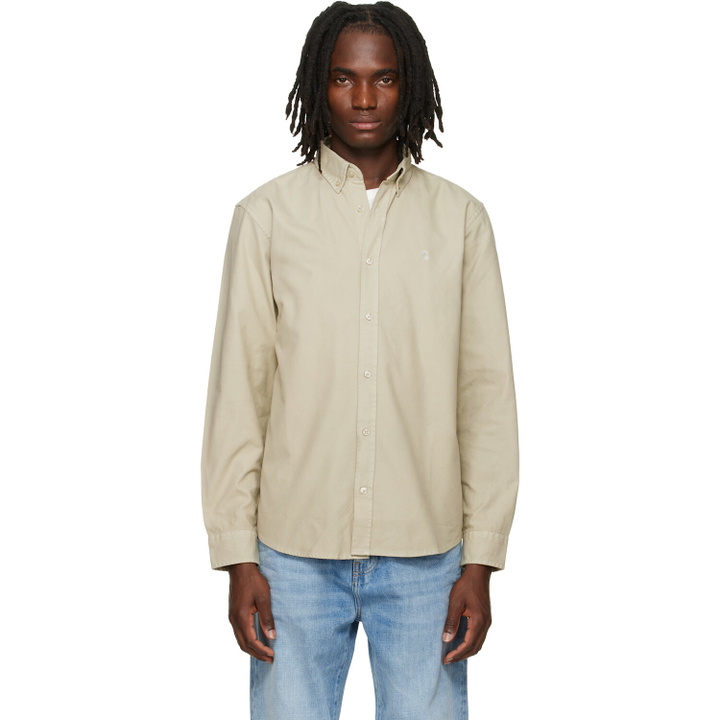 Photo: Carhartt Work In Progress Beige Bolton Shirt