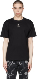 mastermind WORLD Black Swarovski Logo T-Shirt