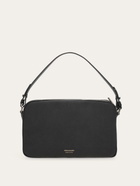 Ferragamo Mens Gancini shoulder bag in Black