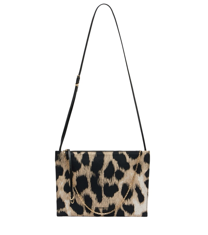 Photo: Givenchy Voyou leopard-print canvas pouch