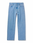 Marni - Wide-Leg Pleated Jeans - Blue