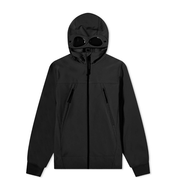 Photo: C.P. Company Undersixteen Men's Shell R Goggle Jacket in Black