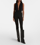 Balmain Hooded jersey bodysuit