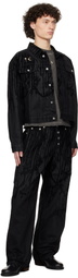 Thug Club Black Blood Lazered Jeans