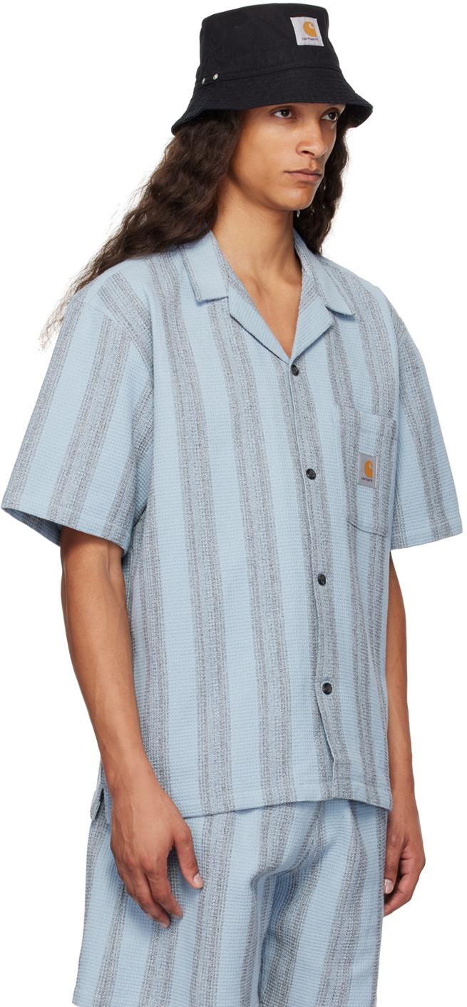 Carhartt Work In Progress Blue Dodson Stripe Shirt