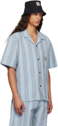 Carhartt Work In Progress Blue Dodson Stripe Shirt