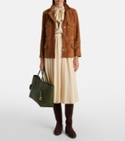 Loro Piana Kilda suede knee-high boots