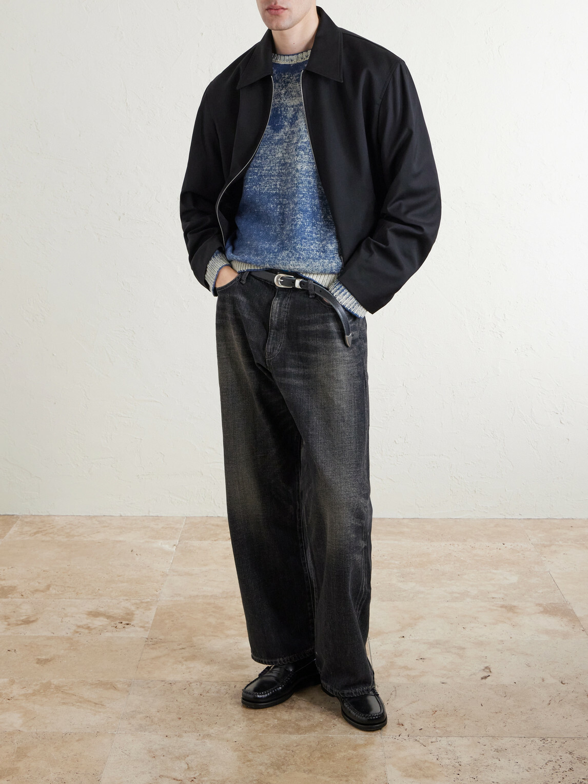Neighborhood - Cotton Sweater - Blue