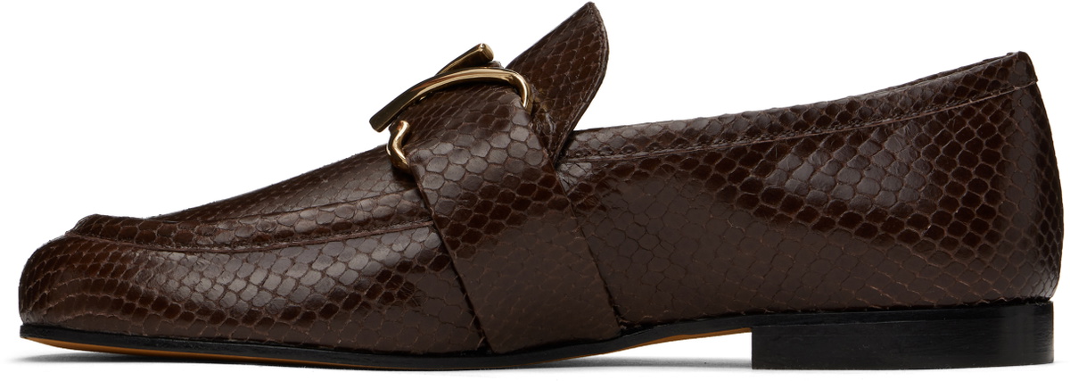 Proenza Schouler Brown Monogram Loafers