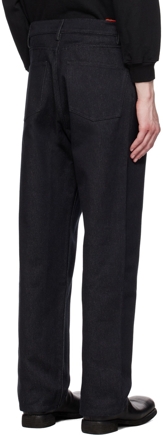 3MAN Black Five-Pocket Jeans