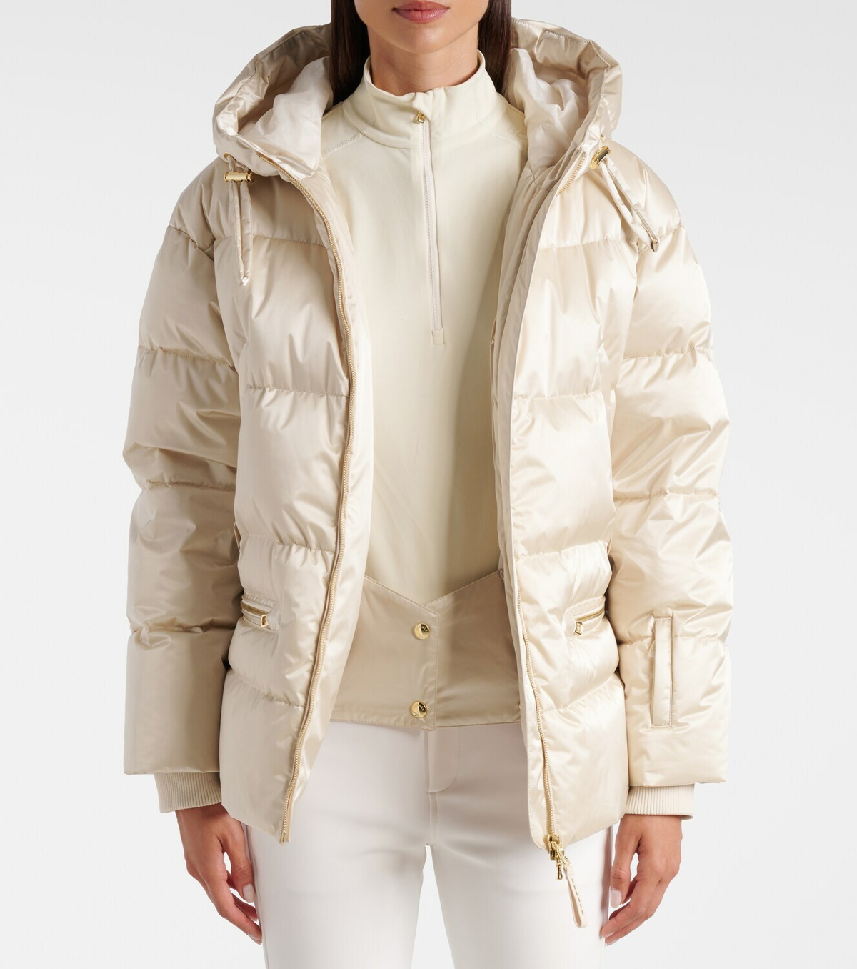 Bogner Lyra belted down ski jacket