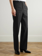 Husbands - Wide-Leg Linen Suit Trousers - Black