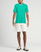 Msgm Mens T-shirt Emerald in Green