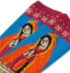 KAPITAL - Maria Intarsia Cotton-Blend Socks - Multi