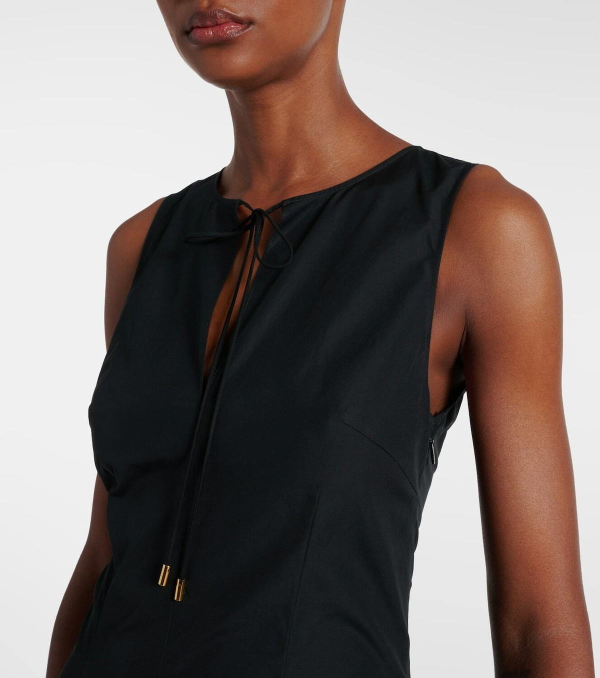 Loewe Cotton poplin wrap dress