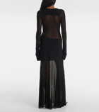 Proenza Schouler Anita knitted maxi dress